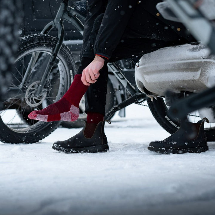 merino wool socks for fat biking