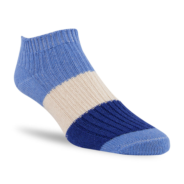 tri-colour ankle socks