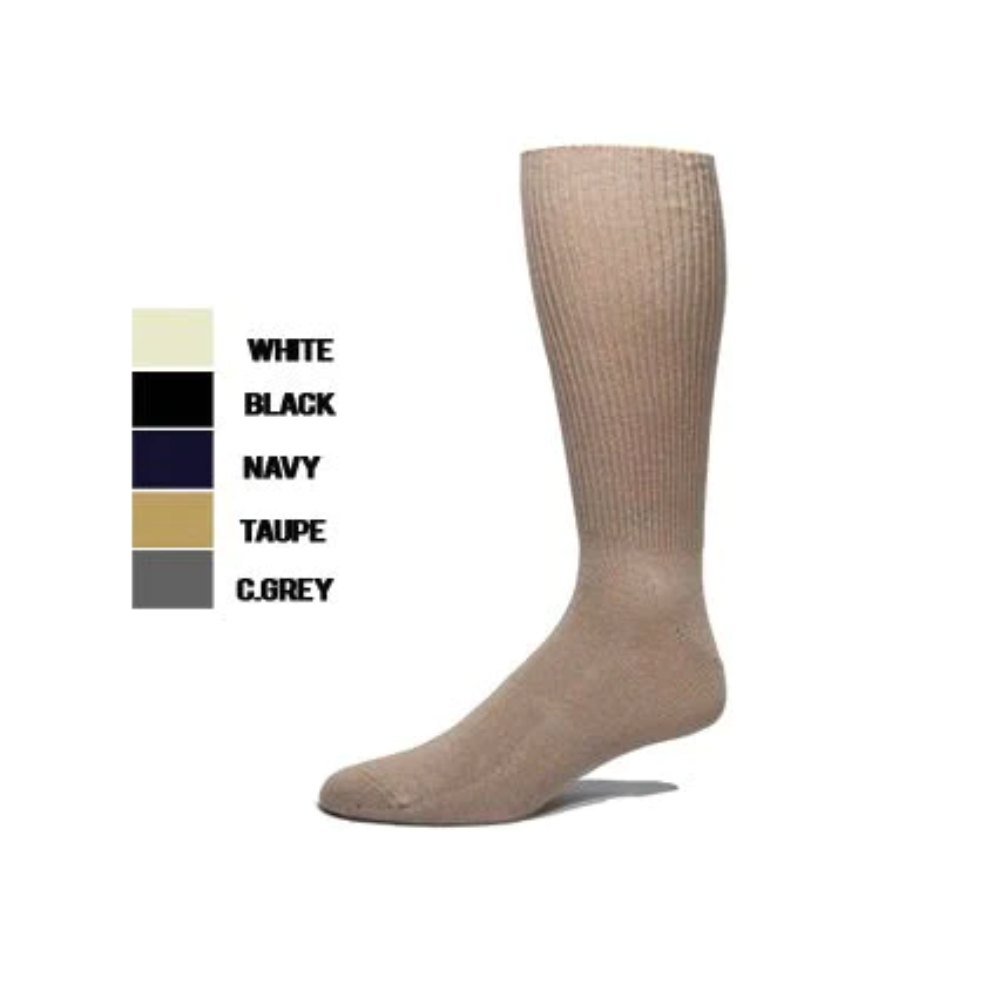 cotton diabetic socks with ribbing
