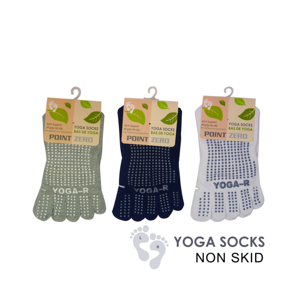 Yoga Socks with Grip Bottom Ankle Socks by Point Zero- CLEARANCE – Great  Sox