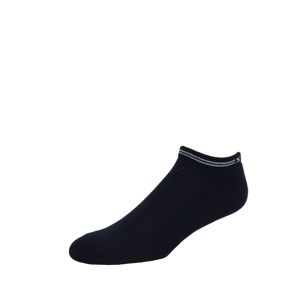 Athletic Low Cut 90% Cotton Ankle Socks (3 Pairs) by Point Zero