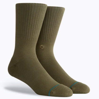 Stance "Icon" Combed Cotton Crew Socks