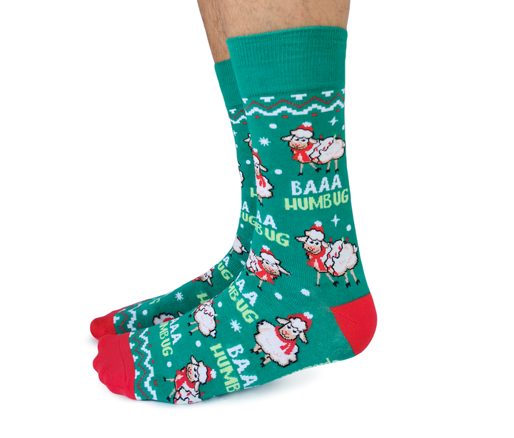 christmas animal socks with sheep