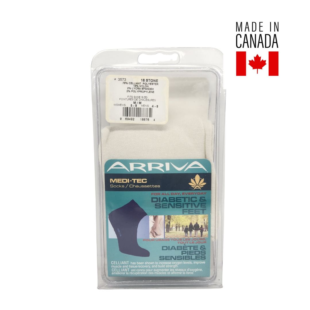 Arriva Diabetic Holofiber Low-Cut Socks (CLEARANCE) | Made in
