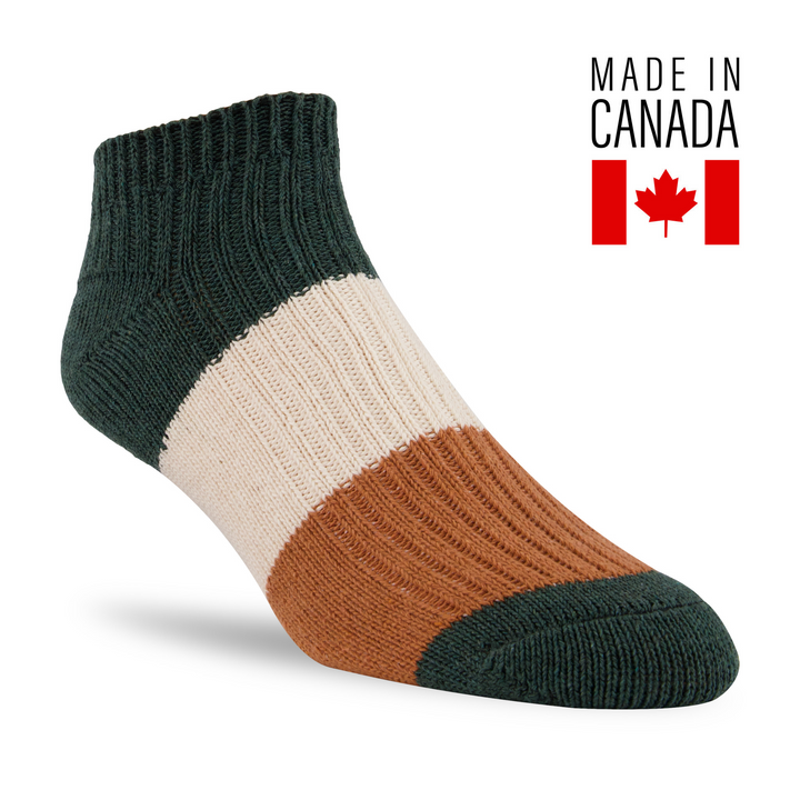 tri-colour ankle socks