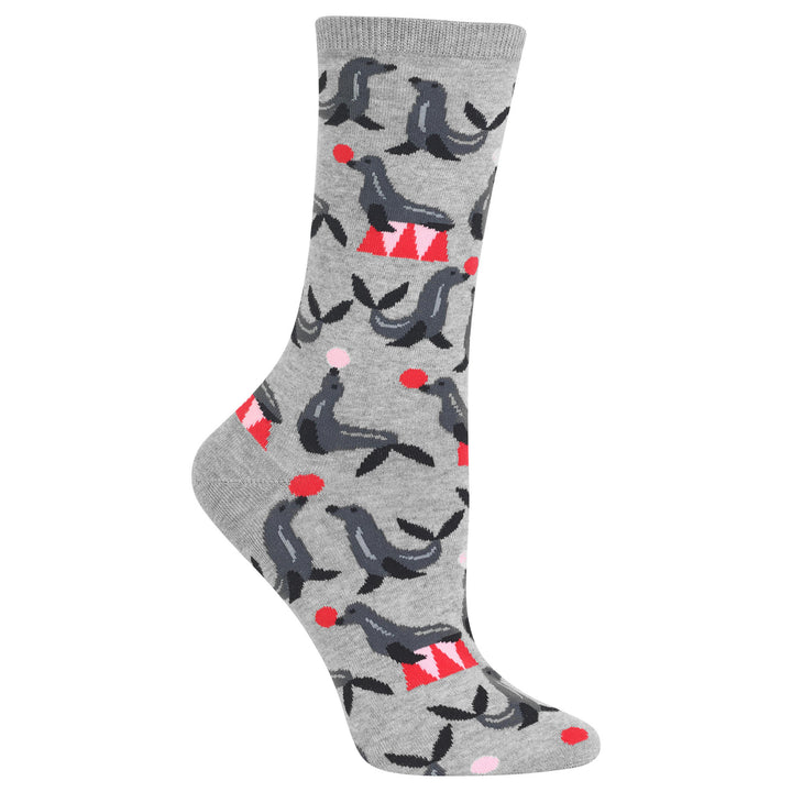 Chaussettes en coton « Seals » de Hot Sox