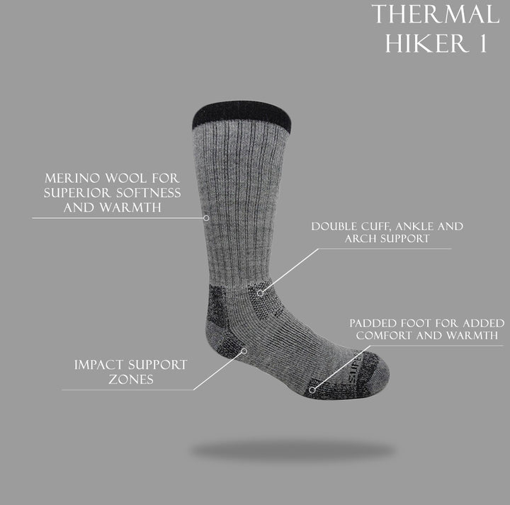 thermal socks features