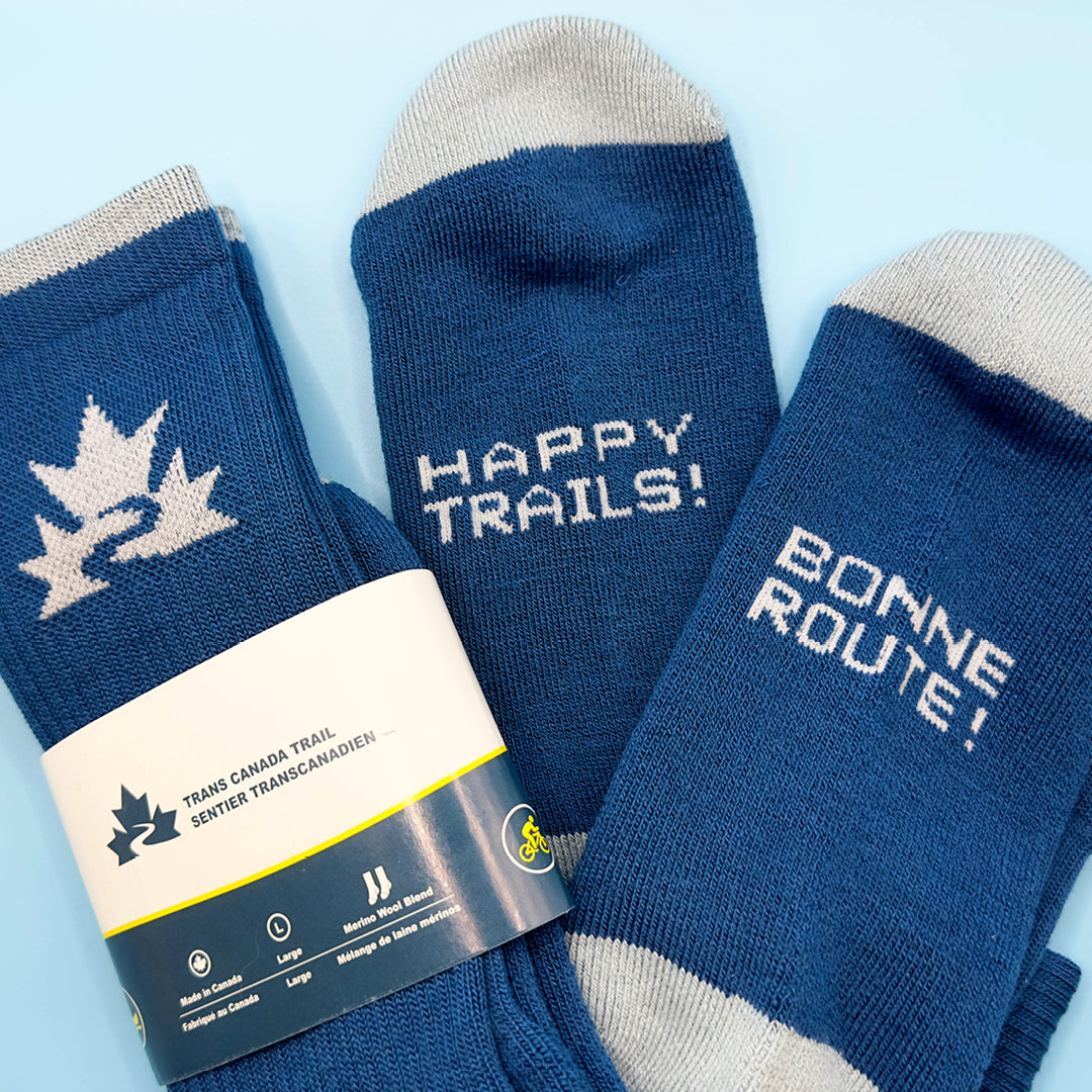 How we Partnered with The Trans Canada Trail to Make a Custom Sock