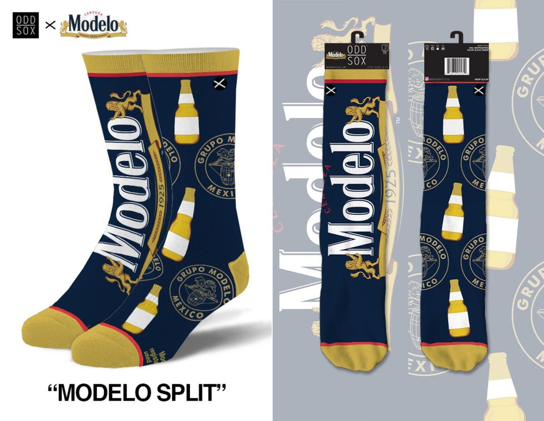 Chaussettes en coton peigné « Corona Label » par ODD Sox