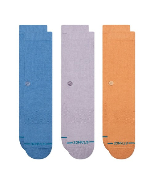 Lot de 3 paires de chaussettes en coton peigné Stance « Icon » 