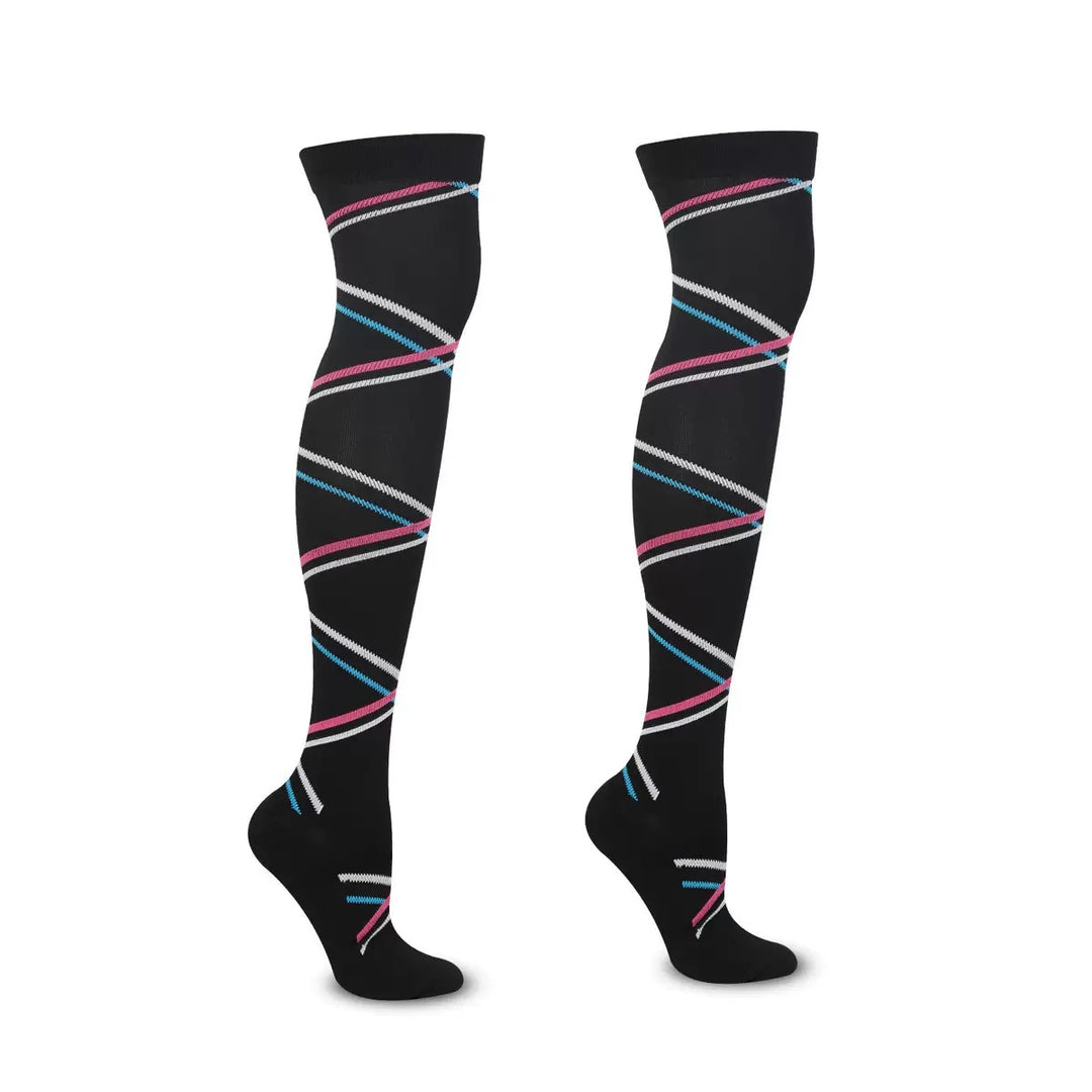 Chaussettes de compression en coton « Upper Hand » de Top &amp; Derby (15-20 mmHg) - SOLDES