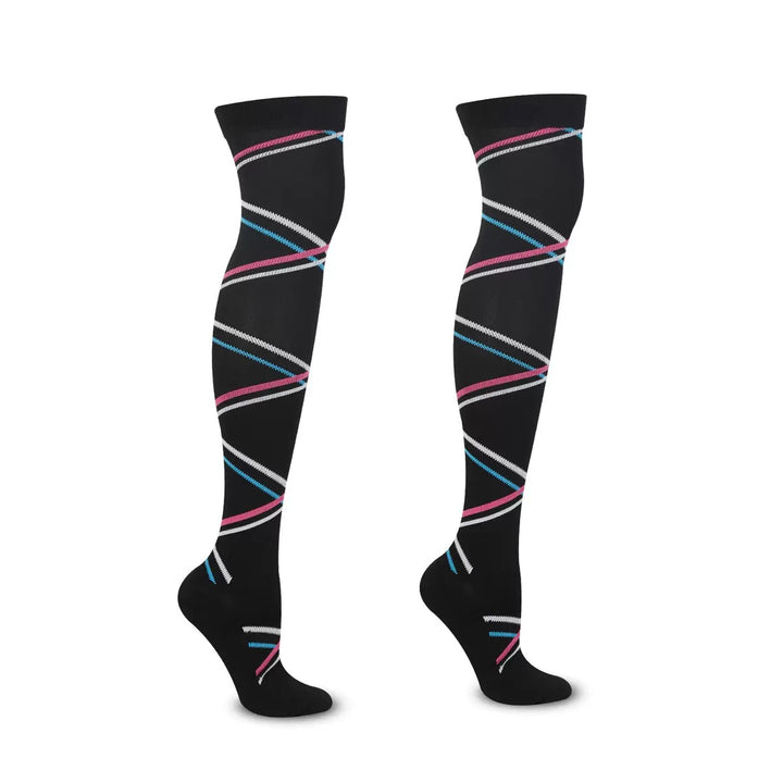 Chaussettes de compression en coton « Upper Hand » de Top &amp; Derby (15-20 mmHg) - SOLDES