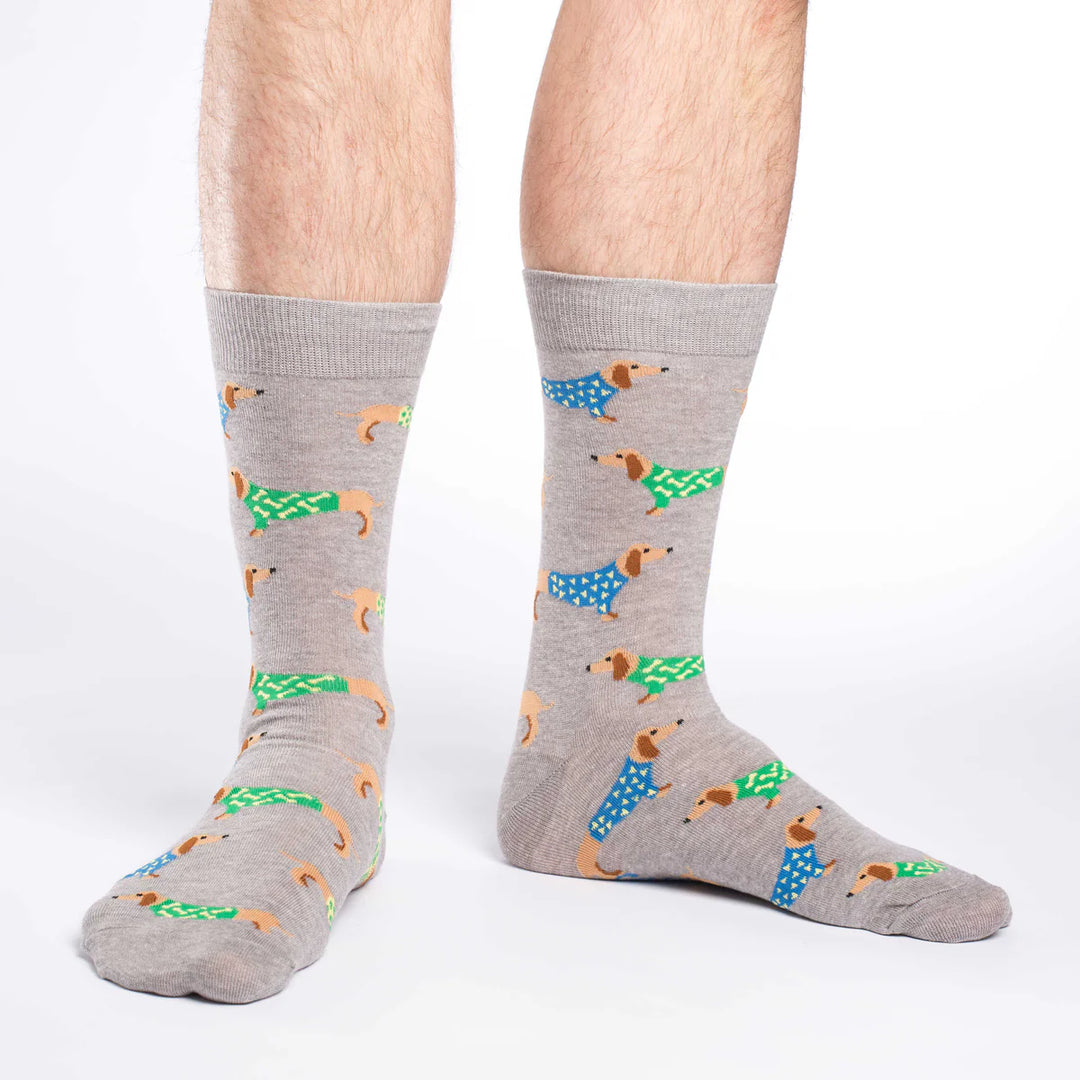 Chaussettes en coton « Wiener Dog » par Good Luck Sock