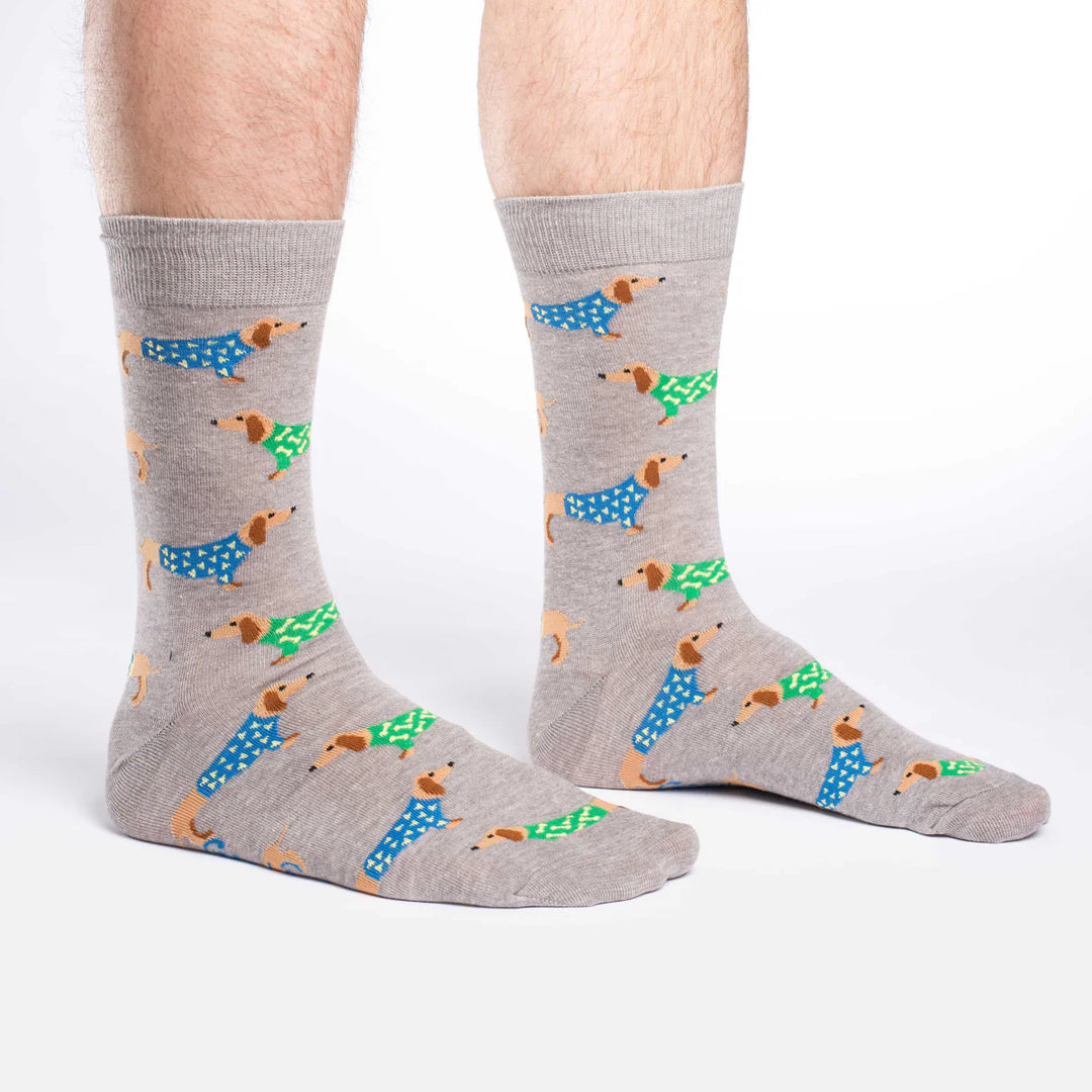 Chaussettes en coton « Wiener Dog » par Good Luck Sock
