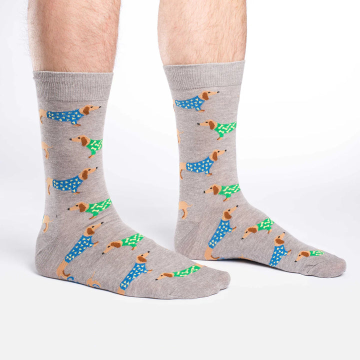 Chaussettes en coton « Wiener Dog » par Good Luck Sock