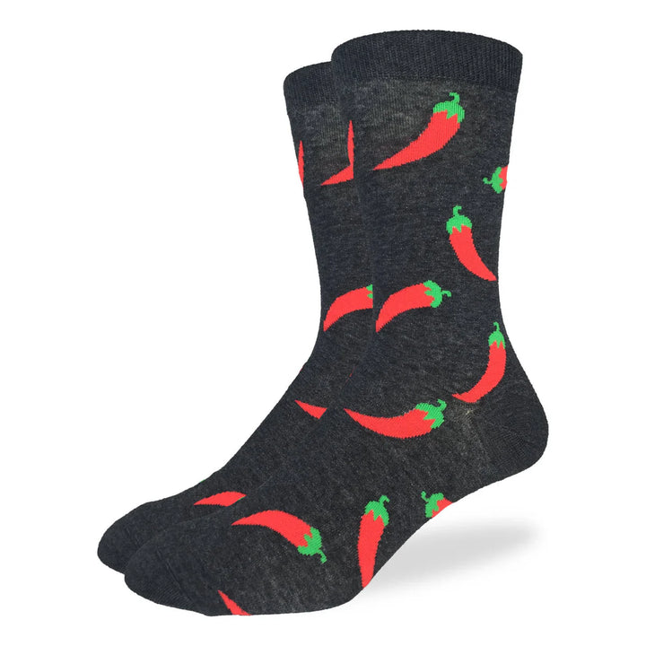 Chaussettes mi-mollet « Hot Peppers » de Good Luck Sock
