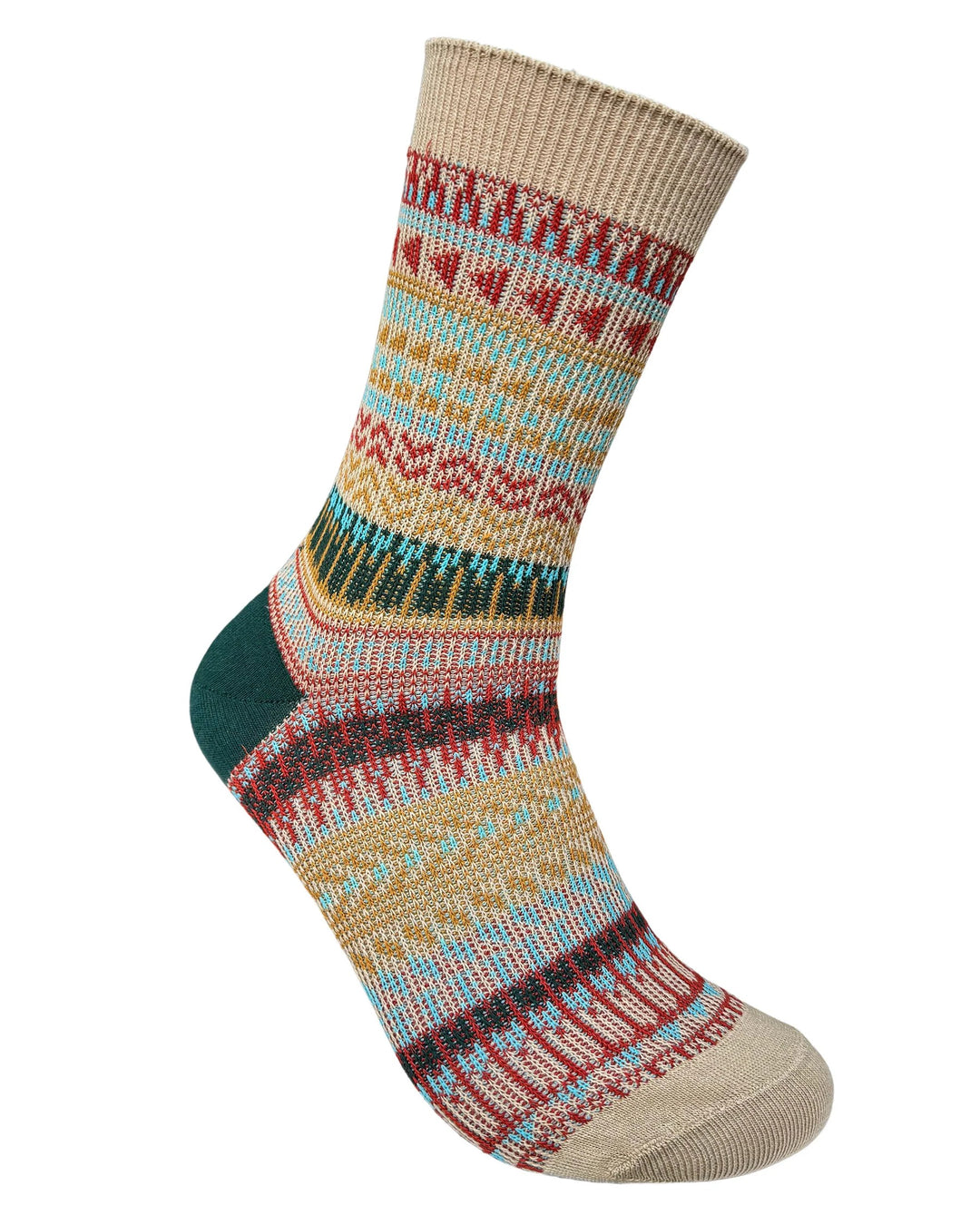 Vagden Jacquard Pattern C Cotton Casual Socks - Medium (CLEARANCE)