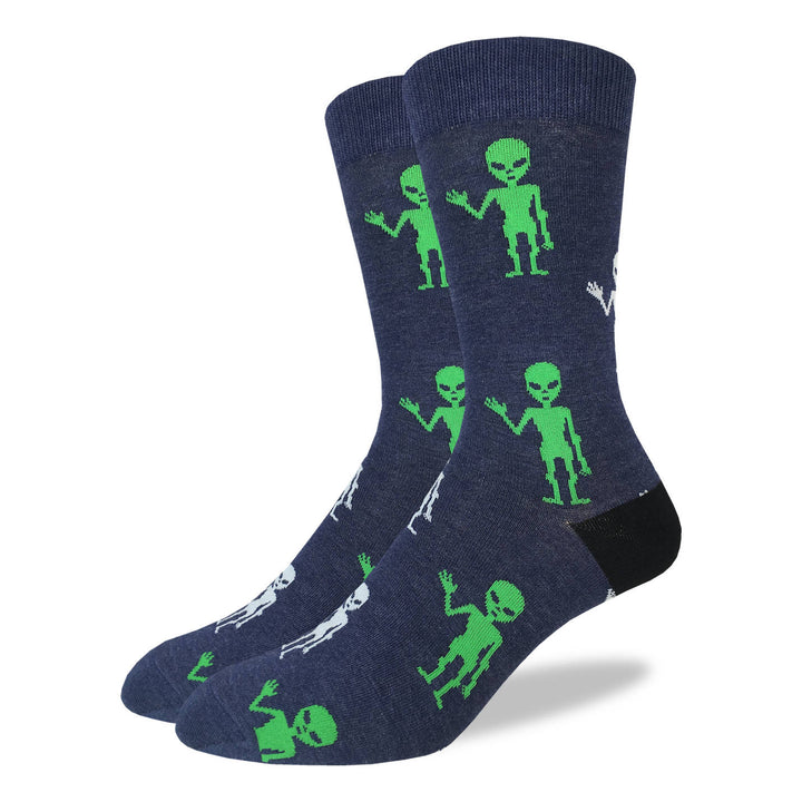 Good Luck Sock "Aliens" Crew Socks - Large