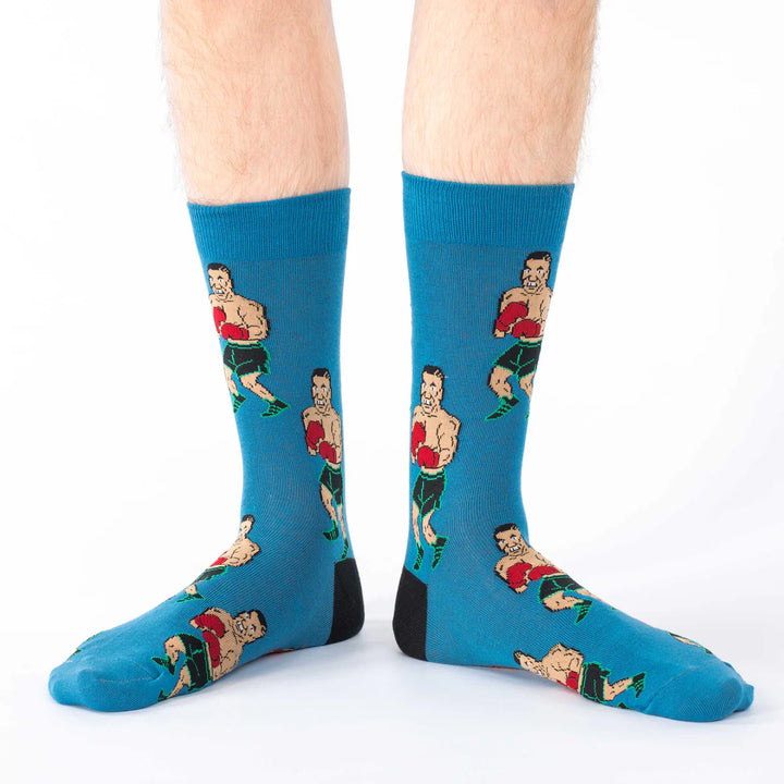 Chaussettes en coton « Tyson Punch Out » de Good Luck Sock - Taille L
