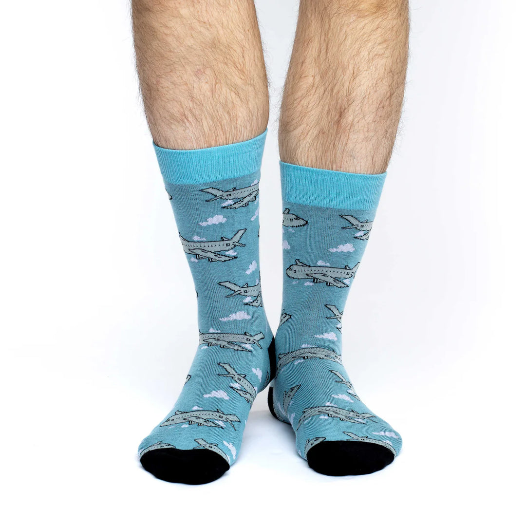 Chaussettes en coton « Jumbo Jet Planes » par Good Luck Sock