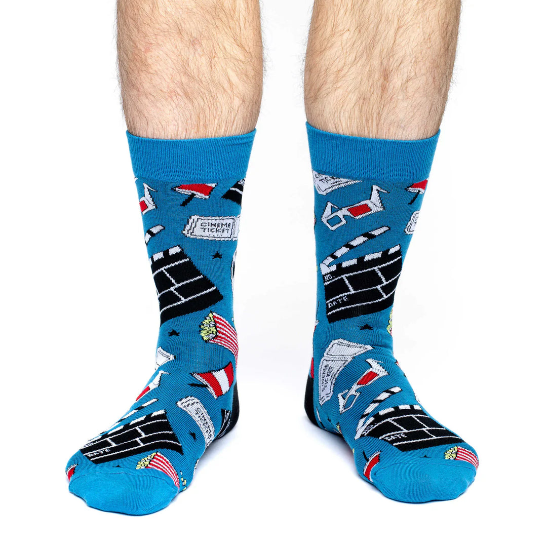 Chaussettes en coton « Hollywood Movies » de Good Luck Sock