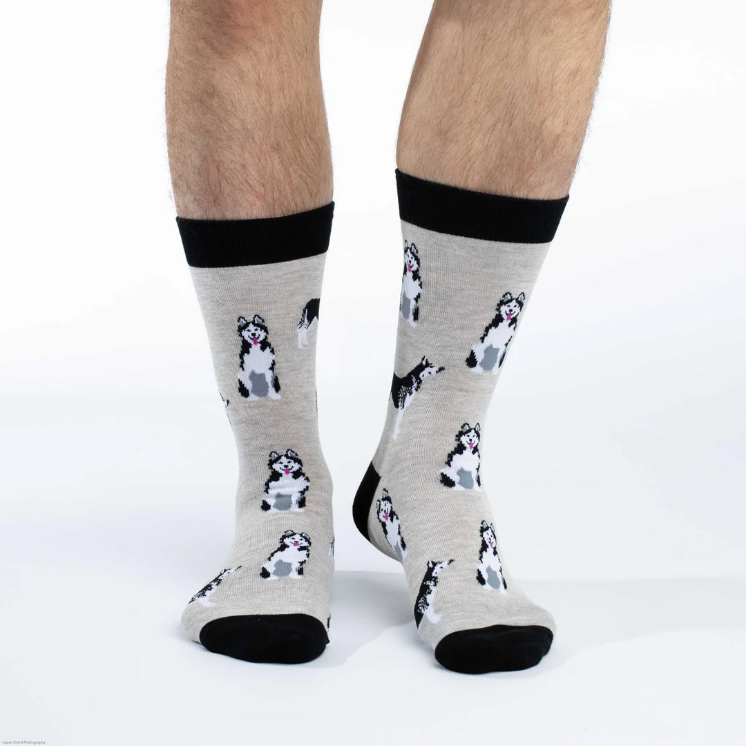 Chaussettes en coton « Husky » de Good Luck Sock