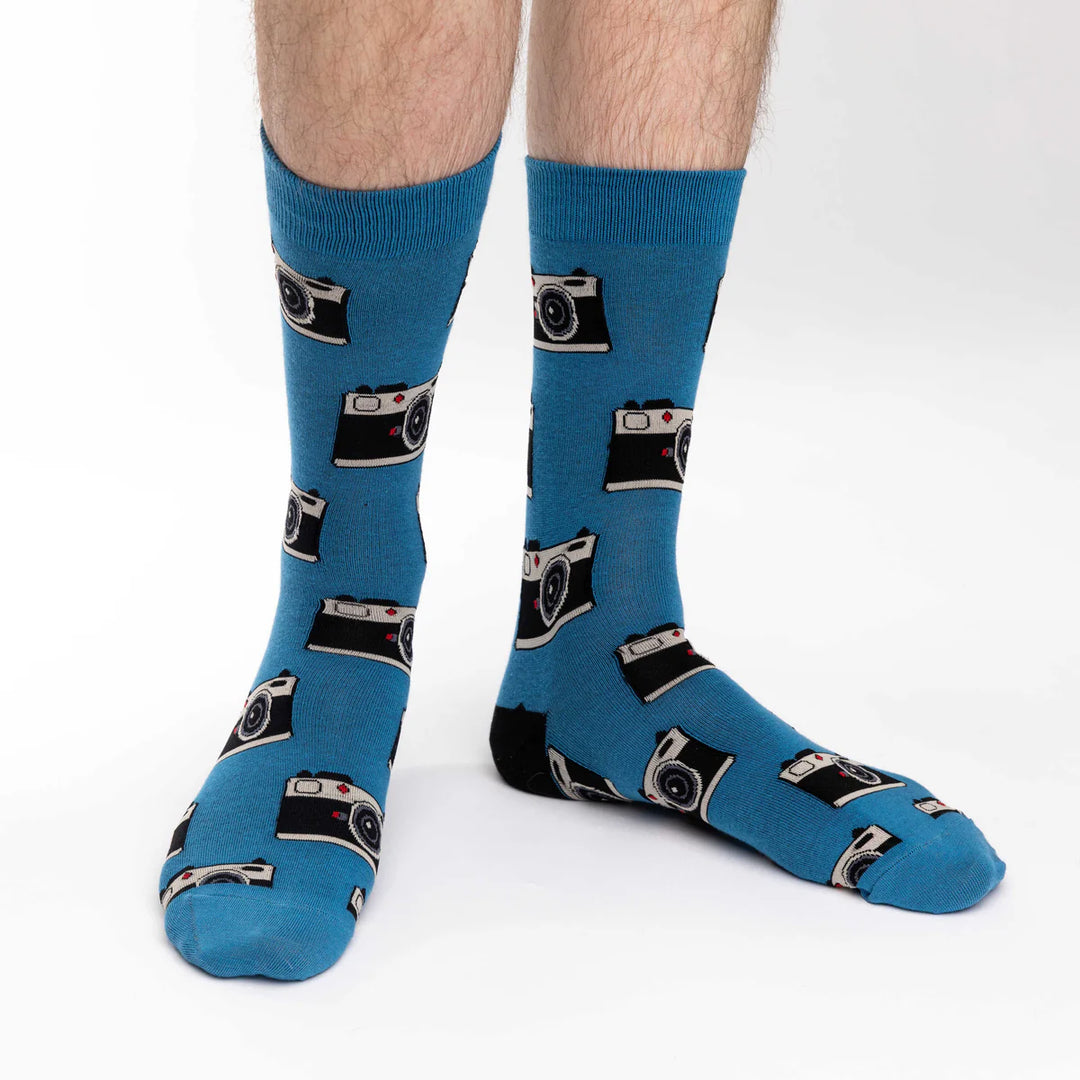 Chaussettes porte-bonheur « Cameras » - VENTE