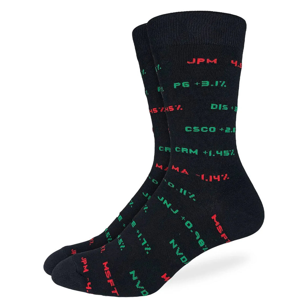 Chaussettes mi-mollet « Stocks » de Good Luck Sock - Taille L