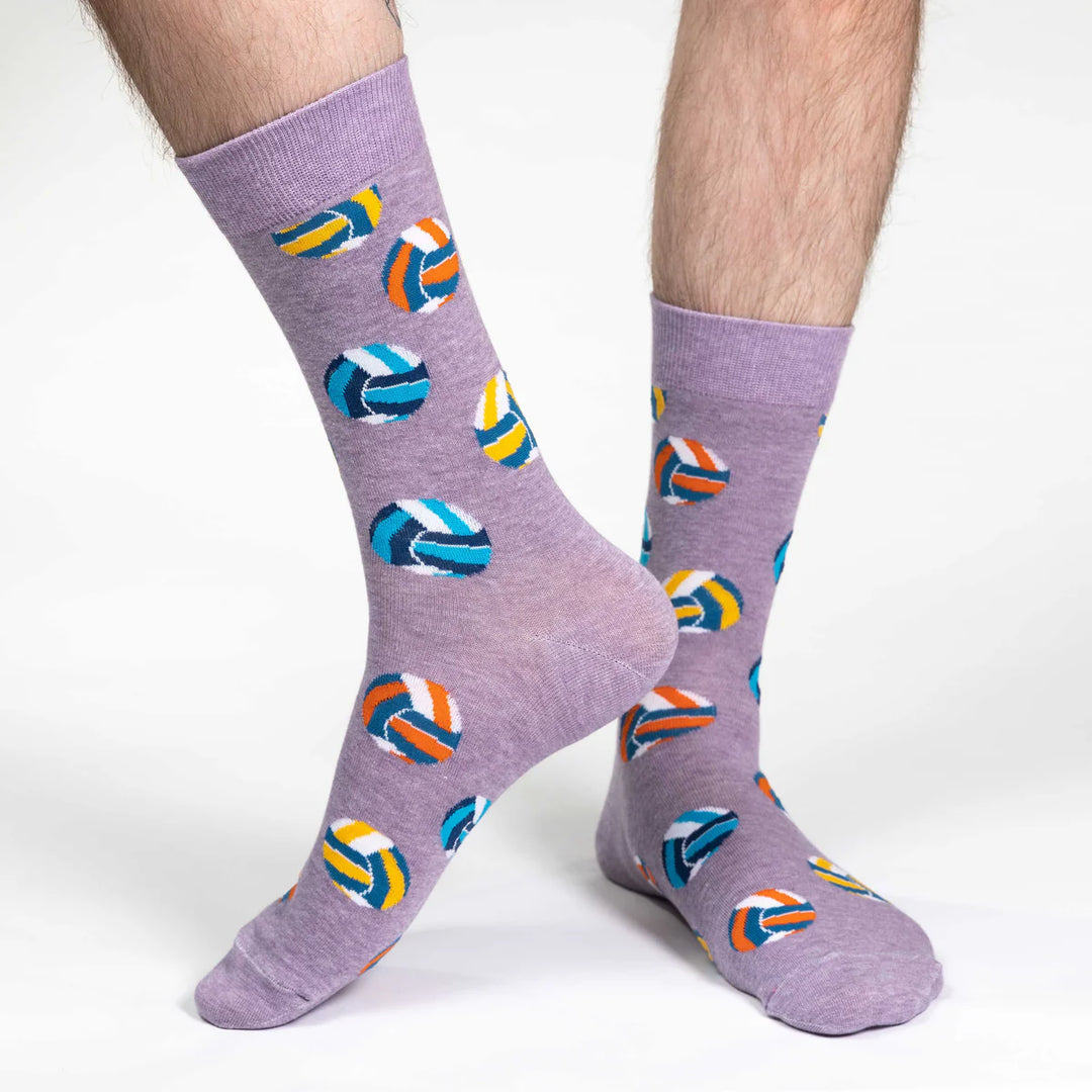 Chaussettes en coton « Volleyball » par Good Luck Sock