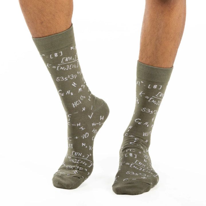 Chaussettes en coton « Formules chimiques » de Good Luck Sock