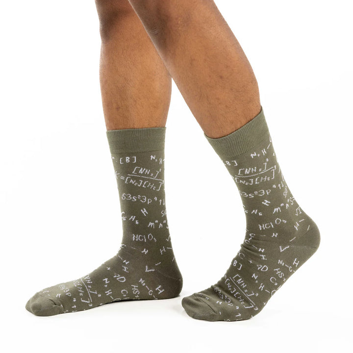 Chaussettes en coton « Formules chimiques » de Good Luck Sock