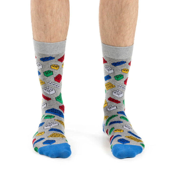 Chaussettes porte-bonheur « Building Blocks » - Taille L 