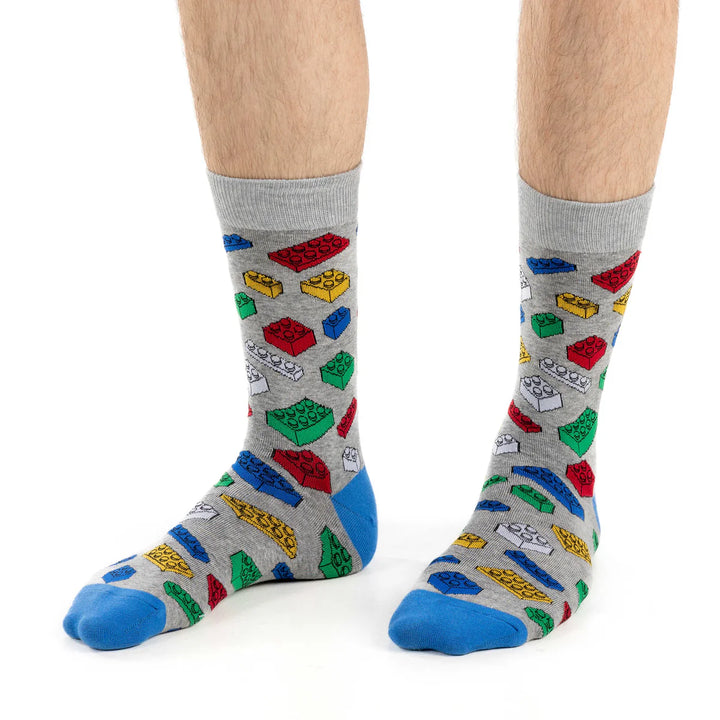 Chaussettes porte-bonheur « Building Blocks » - Taille L 