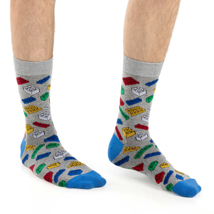 Chaussettes porte-bonheur « Building Blocks » - Taille L 