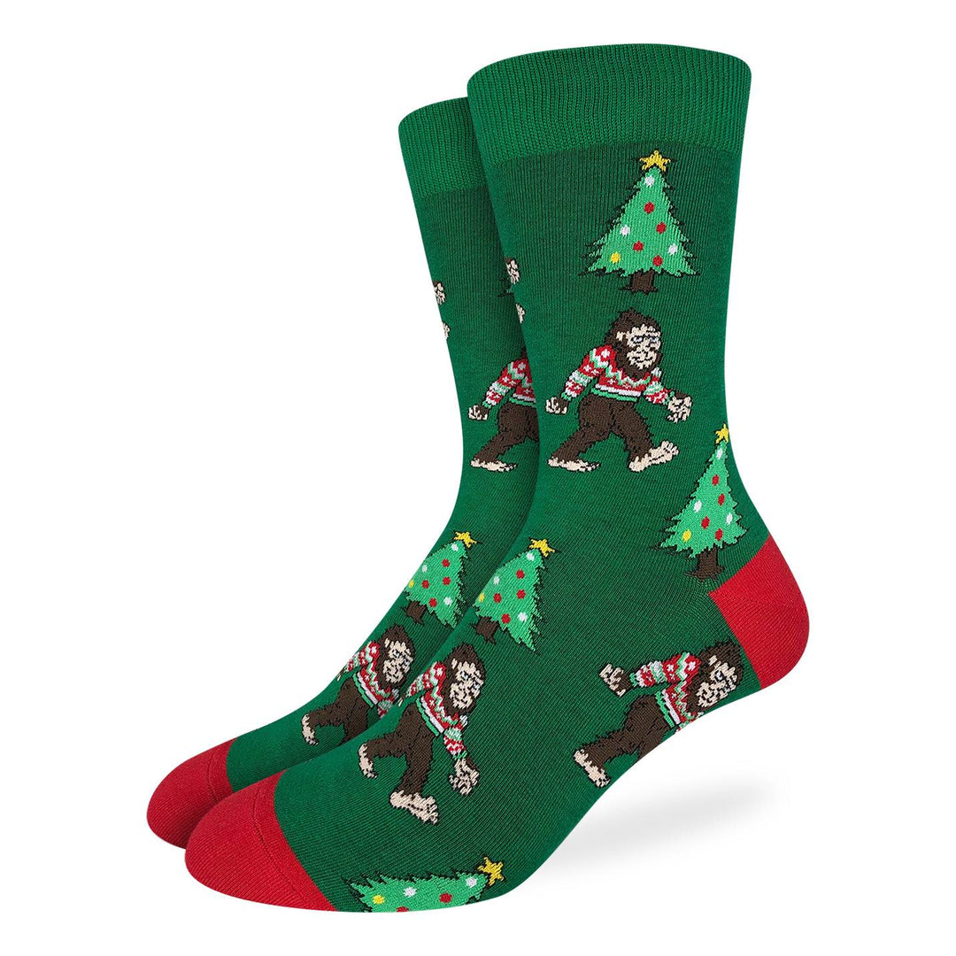 Chaussettes mi-mollet en coton « Candy Canes » de Good Luck Sock