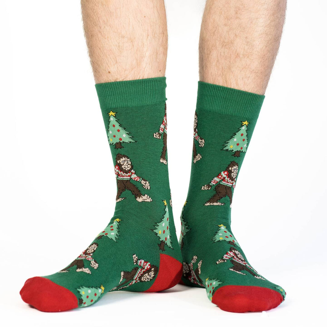 Chaussettes mi-mollet en coton « Candy Canes » de Good Luck Sock