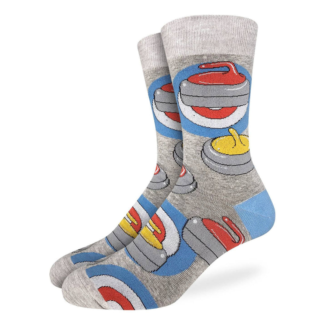 Chaussettes en coton « Curling Stones » de Good Luck Sock