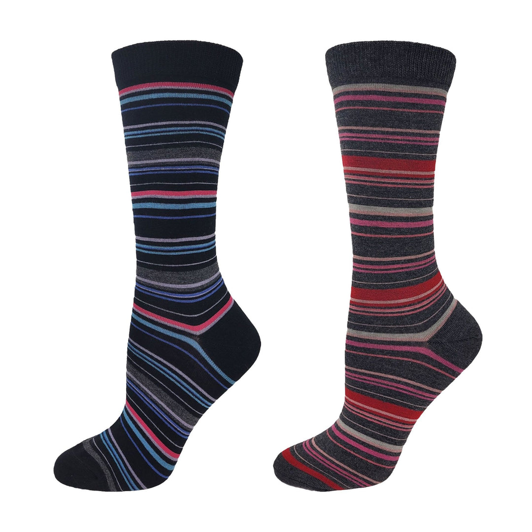 Chaussettes en coton « Chevron » par Key - Large 