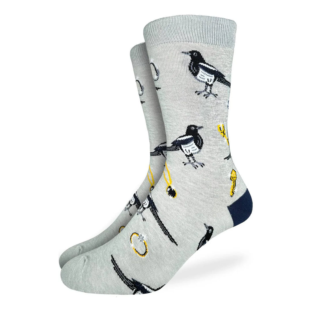 Chaussettes en coton « Coffee Cats » de Good Luck Sock - Medium