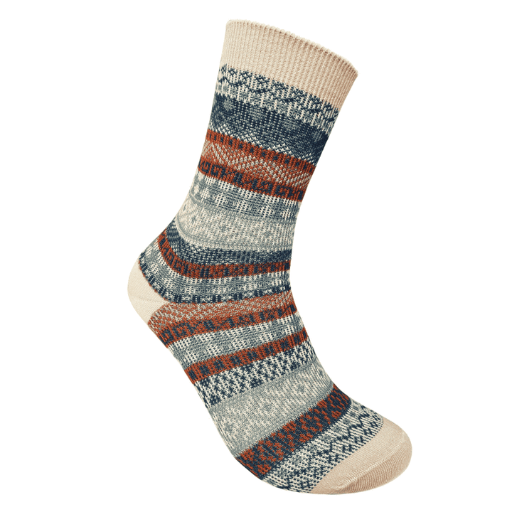 Vagden Jacquard Pattern F Cotton Casual Socks - Medium (CLEARANCE)