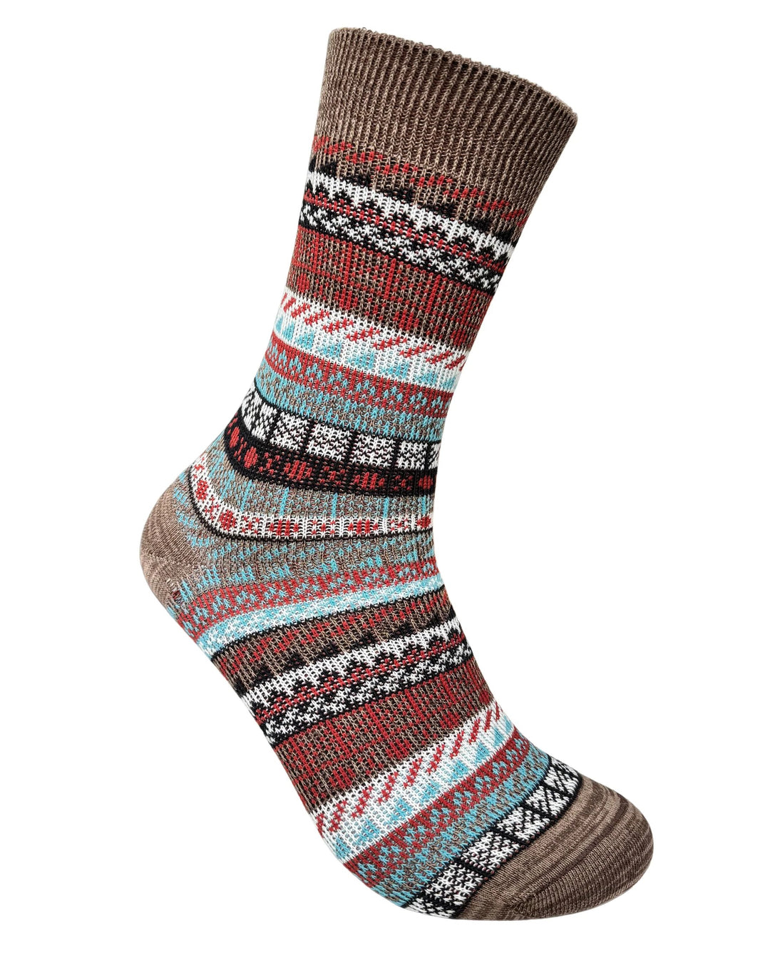 Vagden Jacquard Pattern A Cotton Casual Socks - Medium  (CLEARANCE)