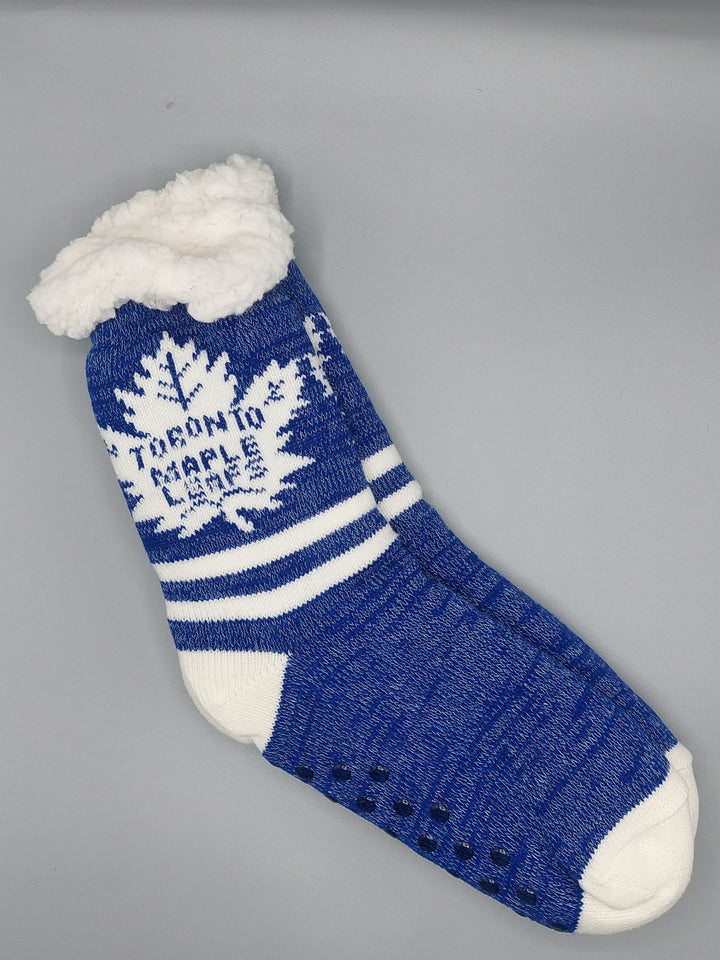 Northern Comfort "NHL Toronto Maple Leaf" Women and Men's Slipper Socks