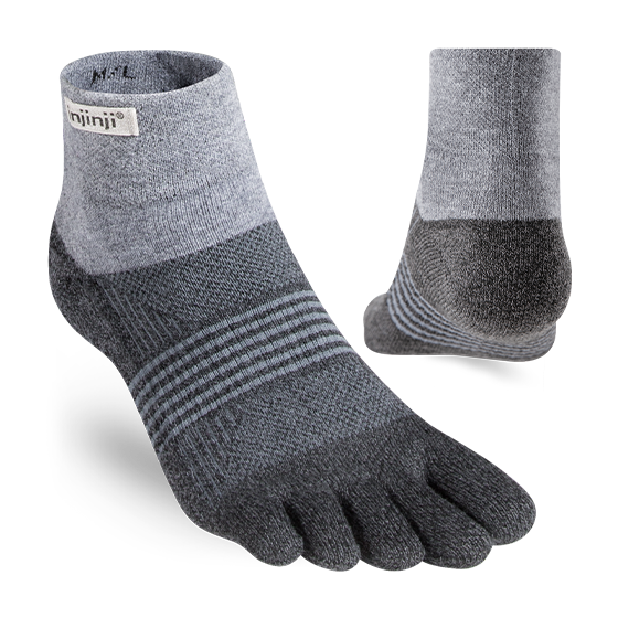 Injinji Trail Midweight Mini-Crew Ankle Socks - Women's