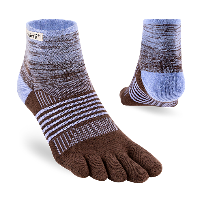 Injinji Trail Midweight Mini-Crew Ankle Socks - Women's