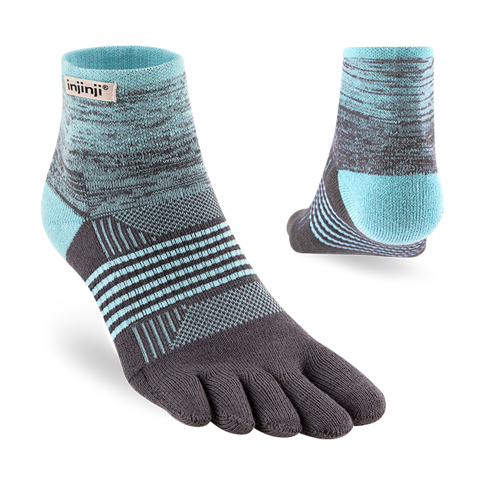 Injinji Trail Midweight Mini-Crew Ankle Socks - Women's