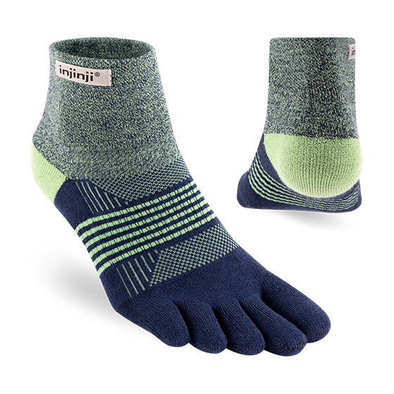 Injinji Trail Midweight Mini-Crew Ankle Socks - Women's