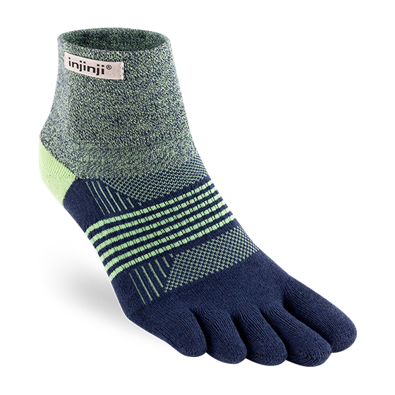 Injinji Trail Midweight Mini-Crew Ankle Socks - Women's