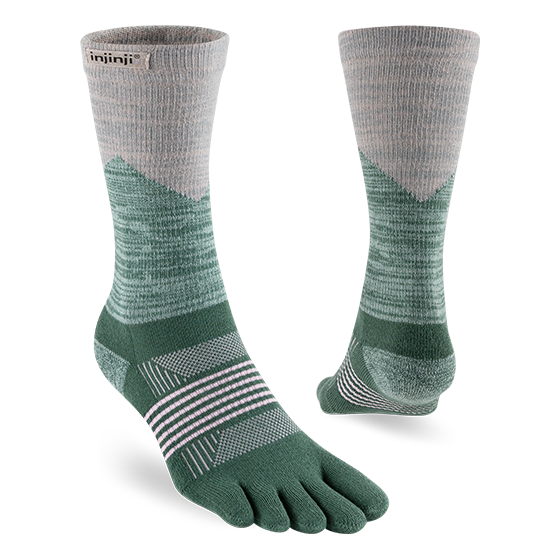 Injinji Trail Midweight Crew Running Socks - Women's