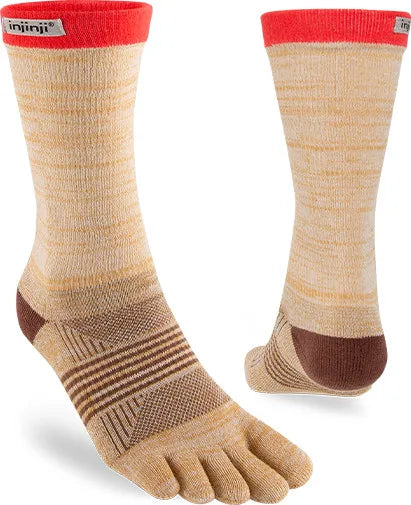 Trail Midweight Crew Running Socks by Injinji - Women's