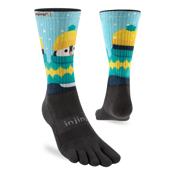 Trail Midweight Crew Socks by Injinji
